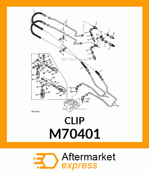 Clip - CLIP, CLIP, HARNESS M70401