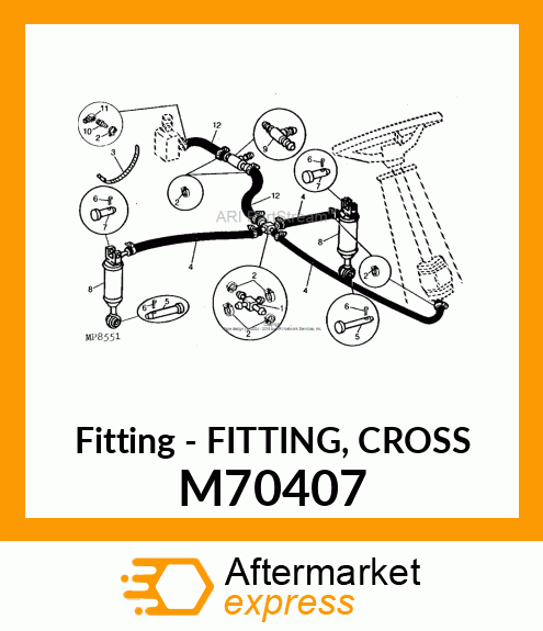 Fitting M70407