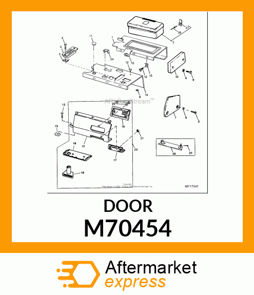 Cover - COVER, RH FENDER M70454