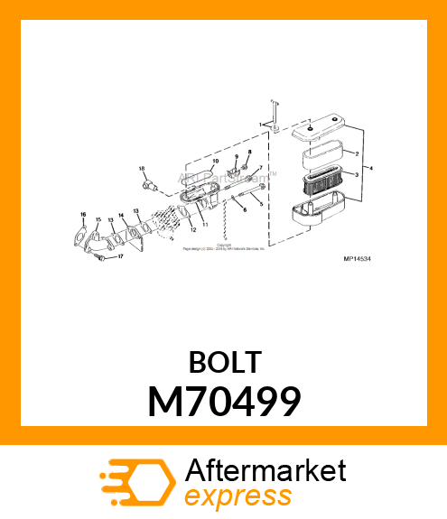 Bolt M70499