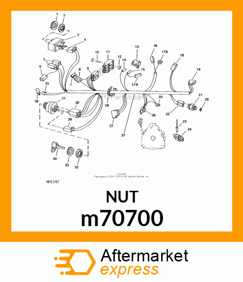 NUT, KNURL m70700