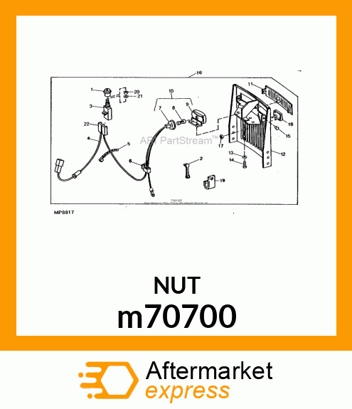 NUT, KNURL m70700