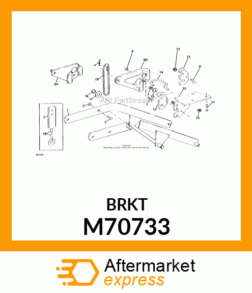 Bracket M70733