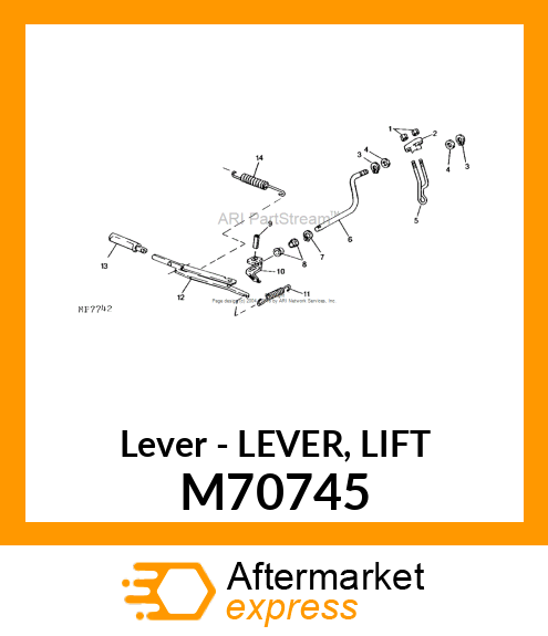 Lever M70745