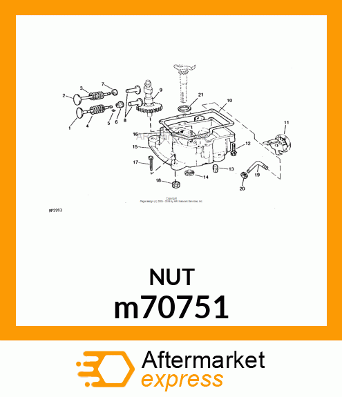 NUT m70751