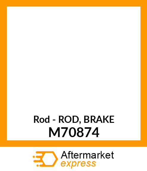 Rod - ROD, BRAKE M70874