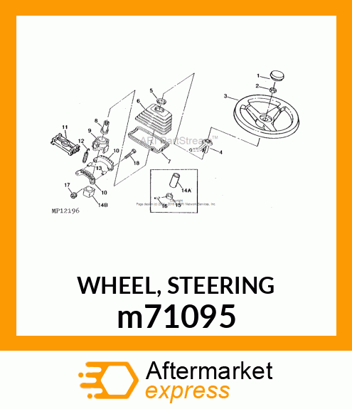 WHEEL, STEERING m71095