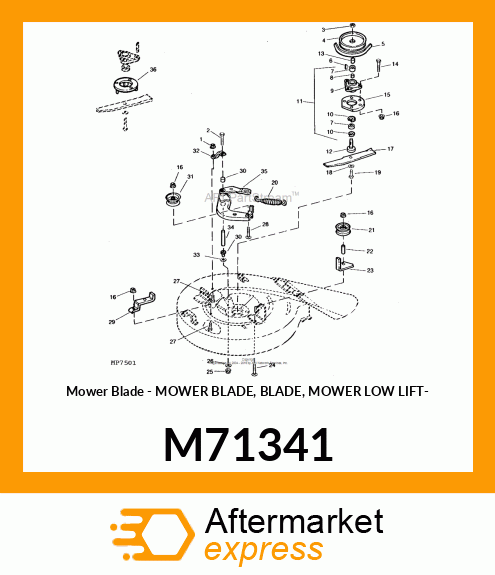 Mower Blade M71341