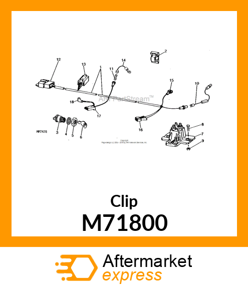 Clip M71800