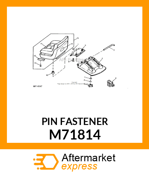 Pin Fastener M71814