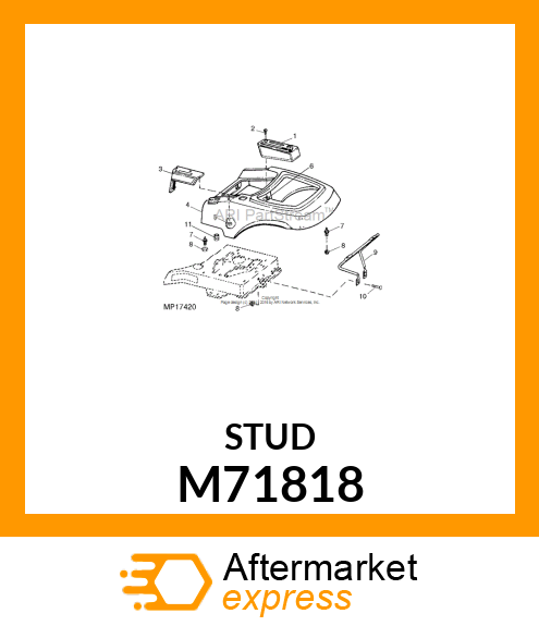 Stud M71818