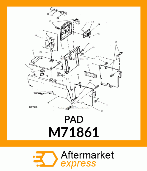 Pad Bumper M71861