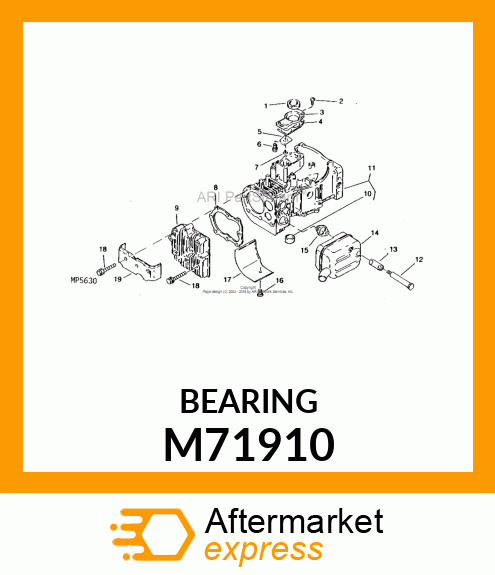 Bearing M71910