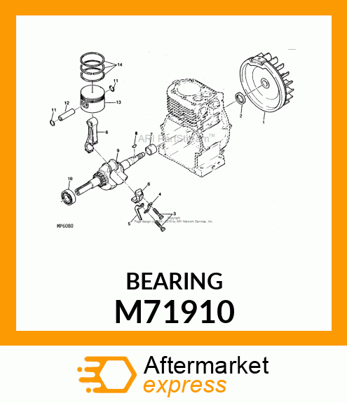 Bearing M71910