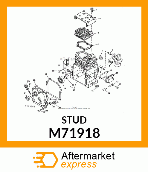 5PK Stud M71918