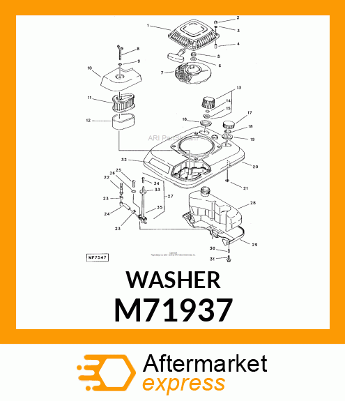 Washer - WASHER M71937