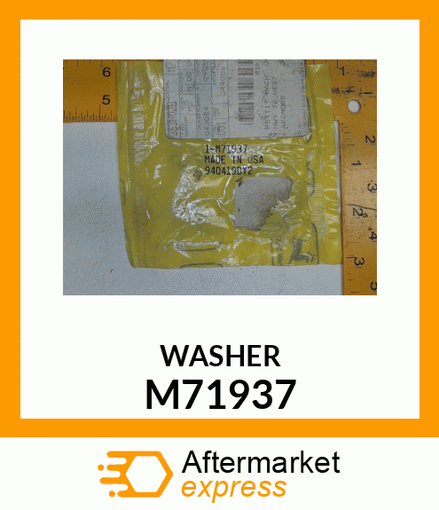 Washer - WASHER M71937