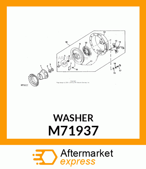 Washer - WASHER M71937