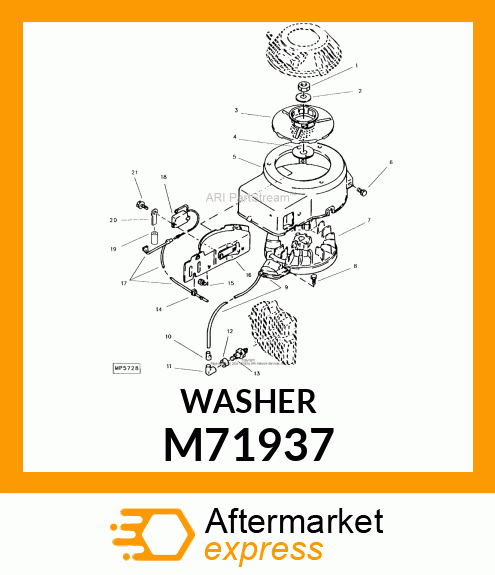 Washer - WASHER M71937