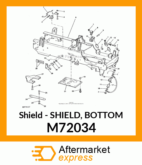 Shield - SHIELD, BOTTOM M72034