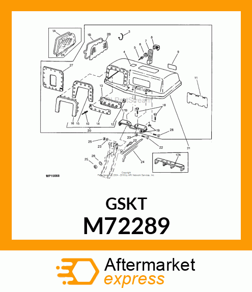 Seal - SEAL, INNER HOPPER M72289