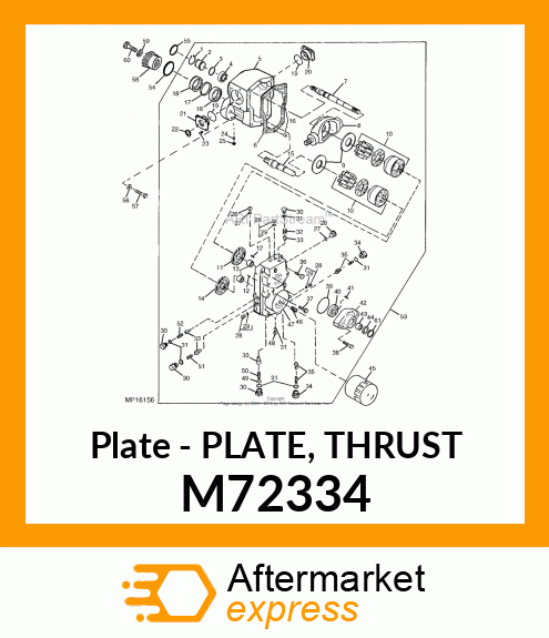 Plate - PLATE, THRUST M72334