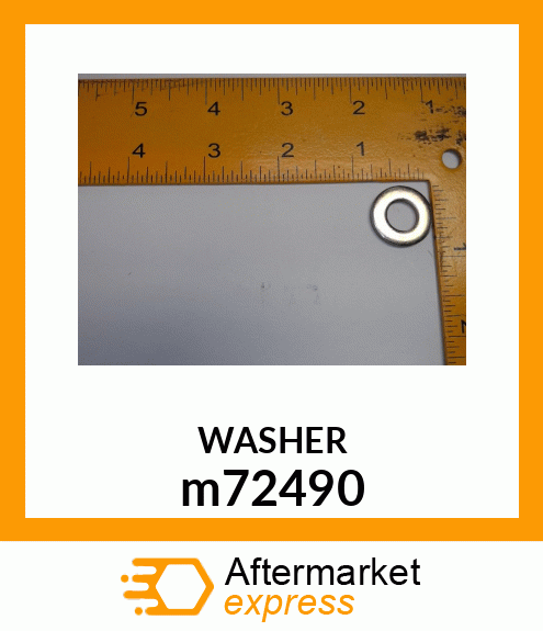 WASHER, METALLIC, ROUND HOLE m72490