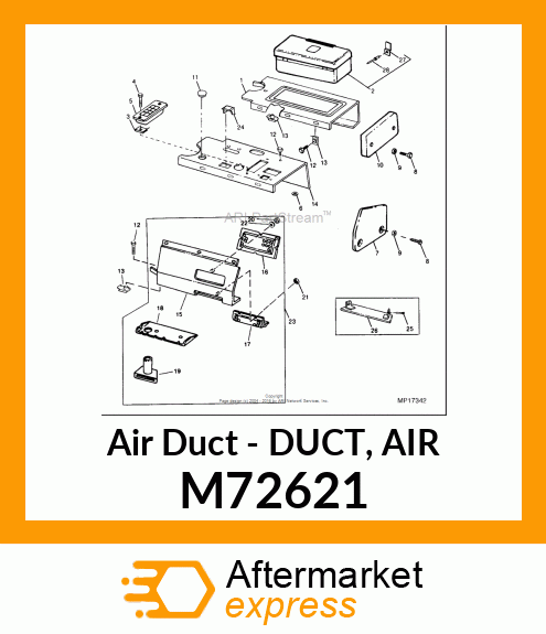 Air Duct M72621