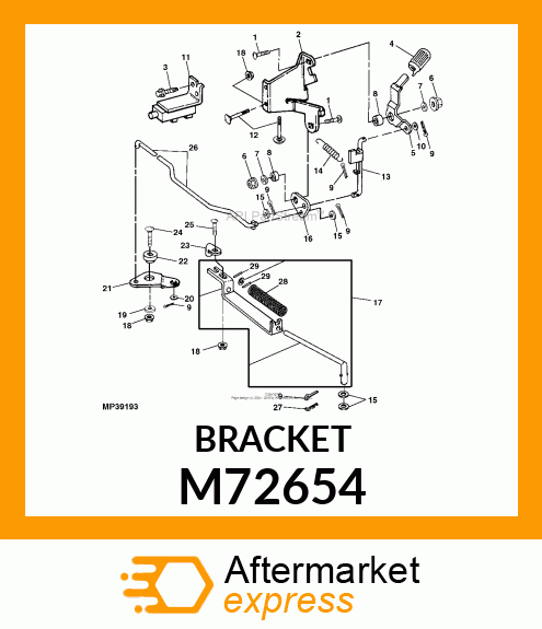 Bellcrank M72654