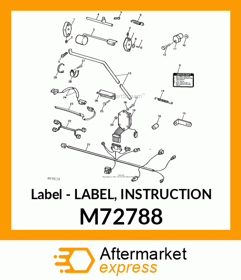 Label - LABEL, INSTRUCTION M72788