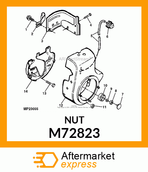 Nut M72823