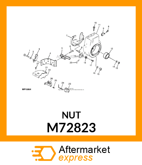 Nut M72823