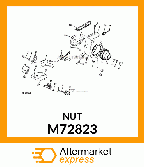 Nut M72823