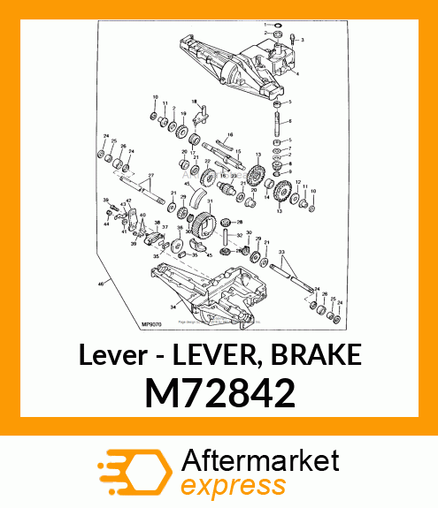 Lever - LEVER, BRAKE M72842