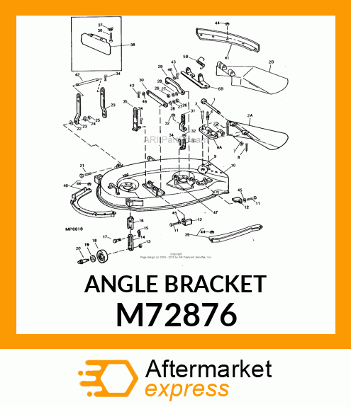 Bracket Lift Stop M72876