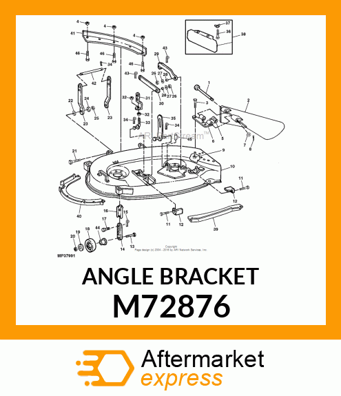 Bracket Lift Stop M72876