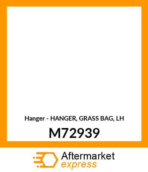 Hanger - HANGER, GRASS BAG, LH M72939