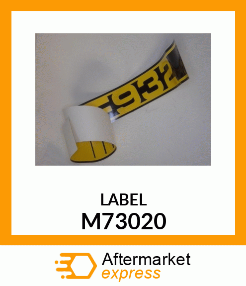 LABEL M73020