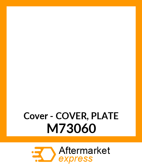 Cover - COVER, PLATE M73060