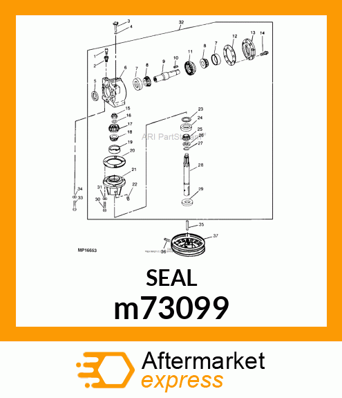 DOUBLE LIP SEAL m73099