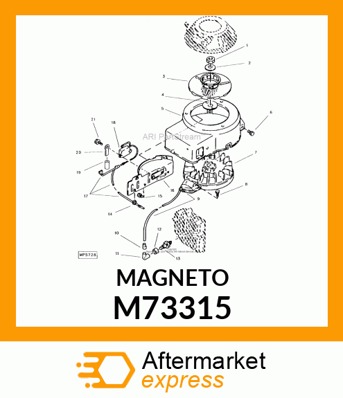 Electrical Coil - COIL, IGNITION M73315