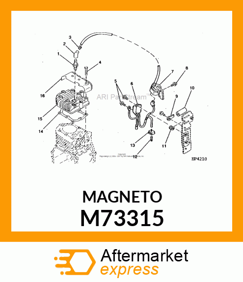 Electrical Coil - COIL, IGNITION M73315