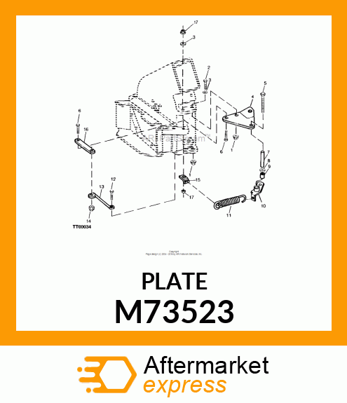 PLATE, IDLER M73523