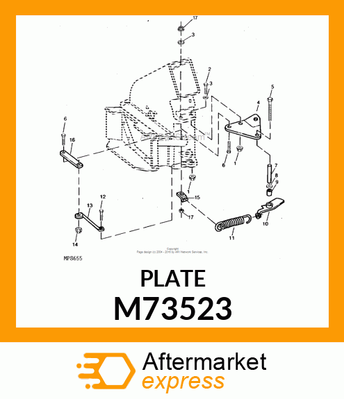 PLATE, IDLER M73523