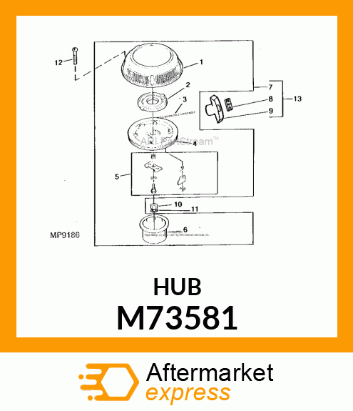 Hub M73581