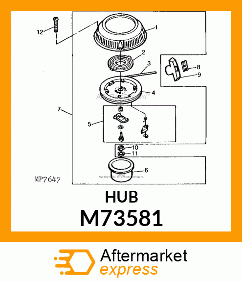 Hub M73581