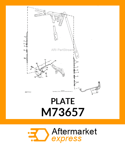 Bellcrank M73657