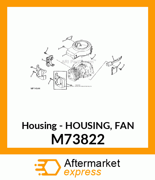 Housing - HOUSING, FAN M73822