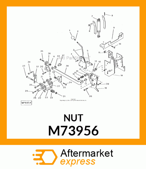 Weld Nut M73956