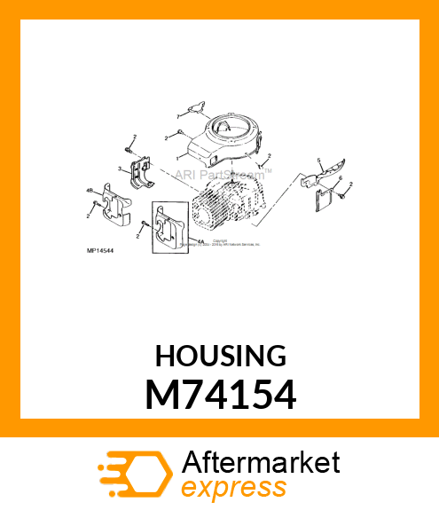 Housing - HOUSING, FAN M74154